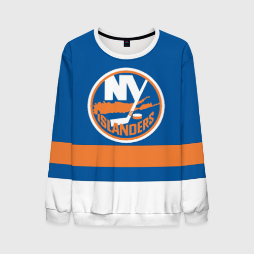 Мужской свитшот 3D New York Islanders, цвет белый