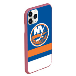 Чехол для iPhone 11 Pro Max матовый New York Islanders - фото 2