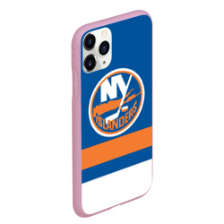 Чехол для iPhone 11 Pro Max матовый New York Islanders - фото 2