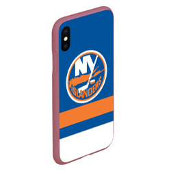 Чехол для iPhone XS Max матовый New York Islanders - фото 2