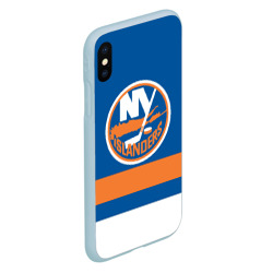 Чехол для iPhone XS Max матовый New York Islanders - фото 2