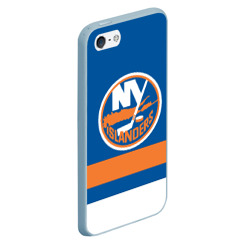 Чехол для iPhone 5/5S матовый New York Islanders - фото 2