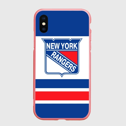 Чехол для iPhone XS Max матовый New York Rangers