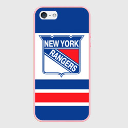 Чехол для iPhone 5/5S матовый New York Rangers