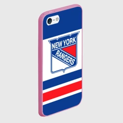 Чехол для iPhone 5/5S матовый New York Rangers - фото 2