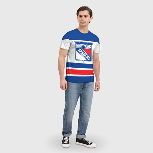 Мужская футболка 3D New York Rangers - фото 5