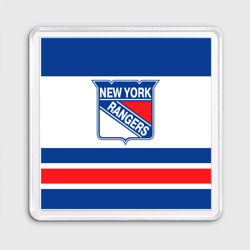 Магнит 55*55 New York Rangers