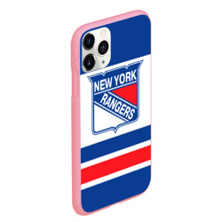 Чехол для iPhone 11 Pro Max матовый New York Rangers - фото 2