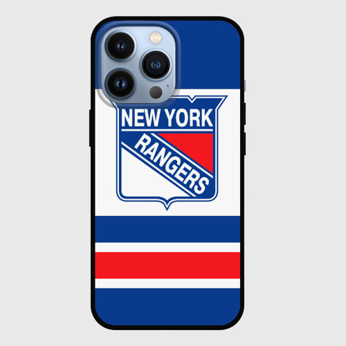 Чехол для iPhone 13 Pro New York Rangers, цвет черный