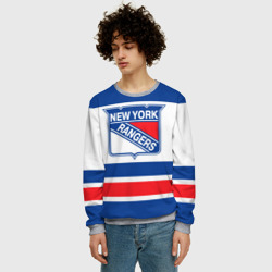 Мужской свитшот 3D New York Rangers - фото 2