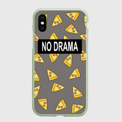 Чехол для iPhone XS Max матовый No drama