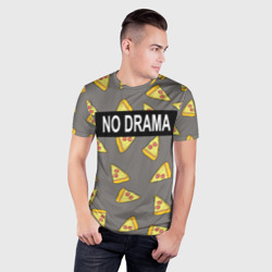 Мужская футболка 3D Slim No drama - фото 2