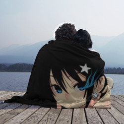 Плед 3D Black Rock Shooter аниме - глаза Мато Курои  - фото 2