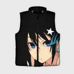 Женский жилет утепленный 3D Black Rock Shooter аниме - глаза Мато Курои 