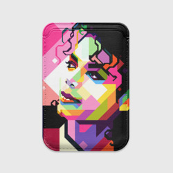 Картхолдер Magsafe магнитный Майкл Джексон портрет поп-арт лицо