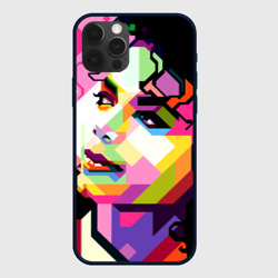 Чехол для iPhone 12 Pro Max Майкл Джексон портрет поп-арт лицо
