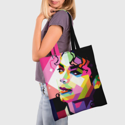Шоппер 3D Майкл Джексон портрет поп-арт лицо - фото 2