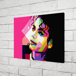 Холст прямоугольный Майкл Джексон портрет поп-арт лицо - фото 2