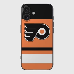Чехол для iPhone 16 силиконовый с защитой камеры Philadelphia Flyers