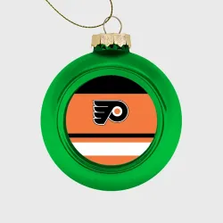Ёлочный шар стеклянный/пластиковый Philadelphia Flyers