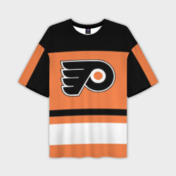 Philadelphia Flyers – Мужская футболка oversize 3D с принтом купить со скидкой в -50%