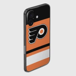 Чехол для iPhone 16 силиконовый с защитой камеры Philadelphia Flyers - фото 2