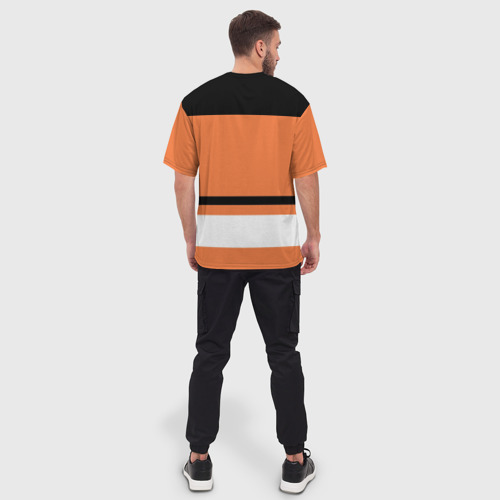 Мужская футболка oversize 3D Philadelphia Flyers, цвет 3D печать - фото 4