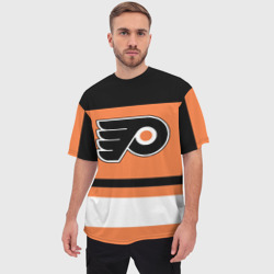 Мужская футболка oversize 3D Philadelphia Flyers - фото 2