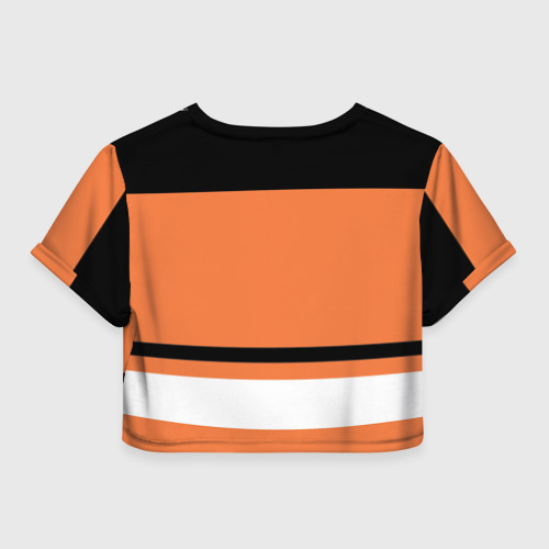 Женская футболка Crop-top 3D Philadelphia Flyers, цвет 3D печать - фото 2