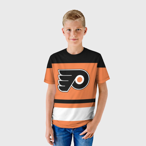Детская футболка 3D Philadelphia Flyers, цвет 3D печать - фото 3