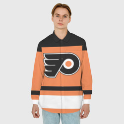 Мужская рубашка oversize 3D Philadelphia Flyers - фото 2