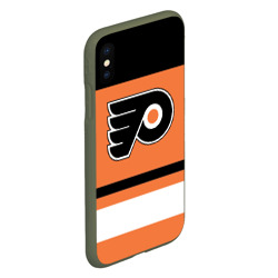 Чехол для iPhone XS Max матовый Philadelphia Flyers - фото 2