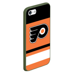 Чехол для iPhone 5/5S матовый Philadelphia Flyers - фото 2