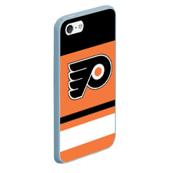 Чехол для iPhone 5/5S матовый Philadelphia Flyers - фото 2