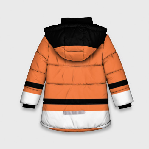 Зимняя куртка для девочек 3D Philadelphia Flyers, цвет красный - фото 2