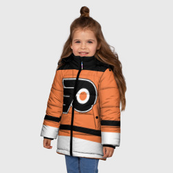 Зимняя куртка для девочек 3D Philadelphia Flyers - фото 2