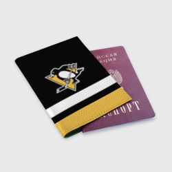 Обложка для паспорта матовая кожа Pittsburgh Penguins - фото 2