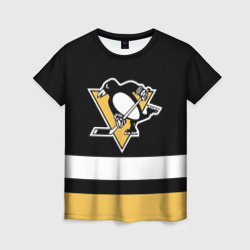 Женская футболка 3D Pittsburgh Penguins