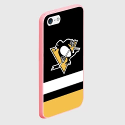 Чехол для iPhone 5/5S матовый Pittsburgh Penguins - фото 2