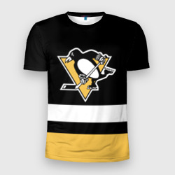 Мужская футболка 3D Slim Pittsburgh Penguins