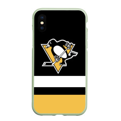 Чехол для iPhone XS Max матовый Pittsburgh Penguins