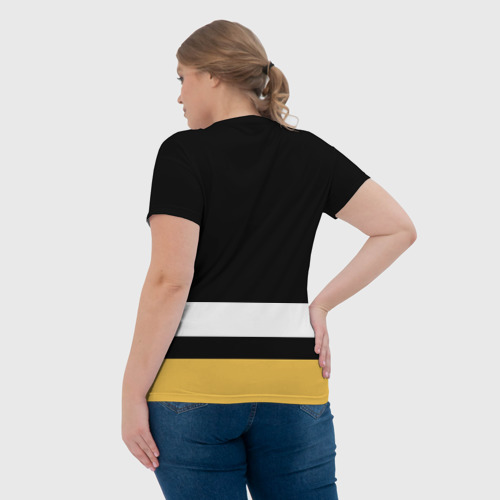 Женская футболка 3D Pittsburgh Penguins, цвет 3D печать - фото 7