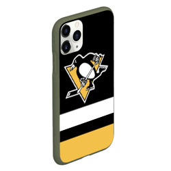 Чехол для iPhone 11 Pro матовый Pittsburgh Penguins - фото 2