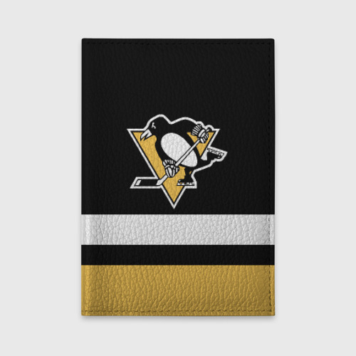 Обложка для автодокументов Pittsburgh Penguins, цвет оранжевый