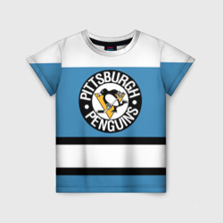 Детская футболка 3D Pittsburgh Penguins blue