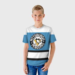 Детская футболка 3D Pittsburgh Penguins blue - фото 2