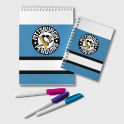 Блокнот Pittsburgh Penguins blue