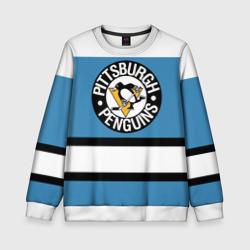 Детский свитшот 3D Pittsburgh Penguins blue