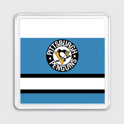 Магнит 55*55 Pittsburgh Penguins blue