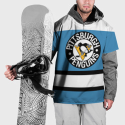 Накидка на куртку 3D Pittsburgh Penguins blue